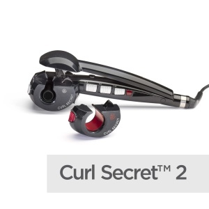Ondulator automat BaByliss Curl Secret Ionic 2 C1300E 2 accesorii interschimbabile 190-230degC negru - Img 9