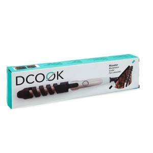 Ondulator Dcook Lockenstab, Keramica, 25 W, Negru - Img 6