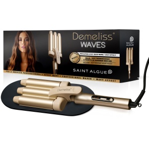 Ondulator Demeliss WAVES, 10 temperaturi, turmalin-ceramica, pentru toate tipurile de par - Img 3