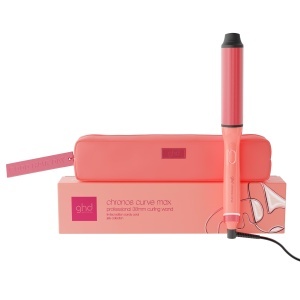 Ondulator ghd Chronos Curve Max, 38 mm, Candy Coral, cu etui de protectie