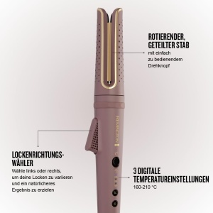 Ondulator rotativ Remington AIRvive CI8930, tehnologie ionica, anti-frizz, 160-210C - Img 3