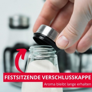 Organizator condimente Westmark Lissabon 7 piese rotativ 360deg borcane 125 ml - Img 4