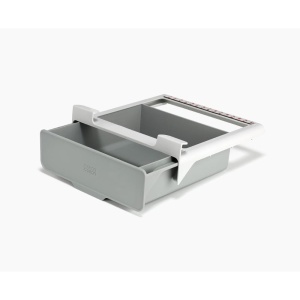 Organizator de bucatarie Joseph Joseph CupboardStore sertar sub raft plastic reciclat gri - Img 2
