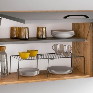 Organizator de bucatarie Metaltex Adapto LAVA extensibil, 33-57 cm, negru - Img 3
