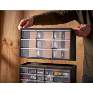 Organizator de unelte STANLEY 1-93-978 cu 9 compartimente, plastic rezistent - Img 3