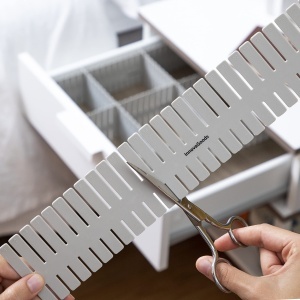 Organizator sertare InnovaGoods Condor reglabil set 16 unitati polipropilena gri - Img 7