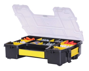 Organizator unelte STANLEY FatMax Sortmaster, 29.5x6.5x21.5 cm, stivuibil, cu insertii detasabile - Img 7
