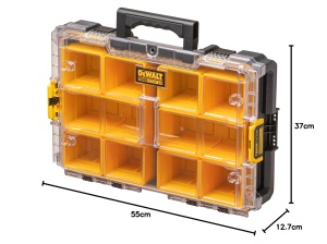 Organizer Dewalt Toughsystem 2.0 DS100, 10 recipiente, capacitate 20kg, IP65 - Img 7