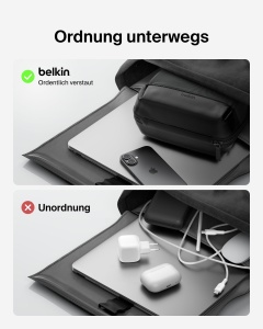 Organizer pentru electronice Belkin, 1 l, material rezistent, pentru calatorii - Img 5