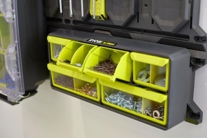 Organizer RYOBI LINK RSLW309 cu 6 compartimente, modular, robust - Img 4