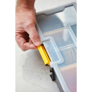 Organizer unelte STANLEY Sortmaster 12 compartimente, 43 x 33 x 9 cm, portabil - Img 7