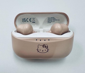 OTL Technologies Casti fara fir Bluetooth V5.0 pentru copii, cu carcasa de incarcare, roz - Img 5