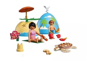 Oua de joaca Playmobil Strandurlaub, set creativ pentru copii - Img 2