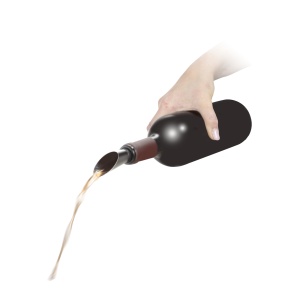Pahar pentru vin Tescoma UNO VINO cu dozator si dop din inox si silicon - Img 3