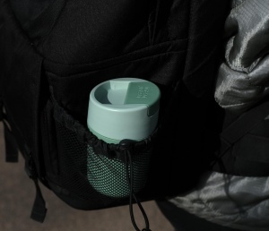 Pahar reutilizabil Joseph Joseph Sipp, 340 ml, verde, cu capac etans - Img 6