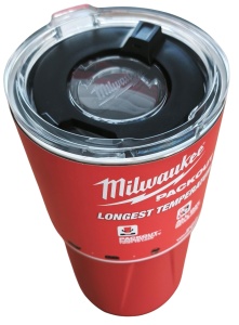 Pahar termic Milwaukee ML 591 PACKOUT, 100 bleifree, rosu