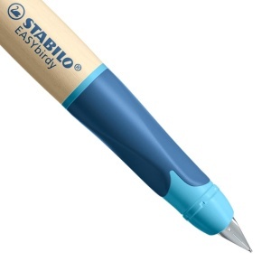 Pana pentru scris STABILO EASYbirdy Timber, ergonomica, pentru stangaci, din lemn - Img 3
