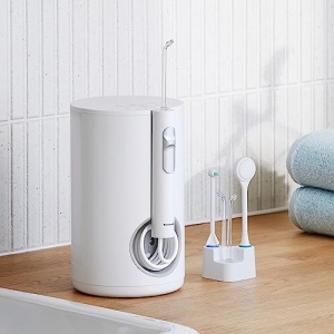Panasonic EW1614AW503-PACK Family Water Flosser Irigator dentar Fascicul cu ultrasunete Mod copii 10 setari de presiune IPX7 Ortodontie 5 duze Aliment - Img 12