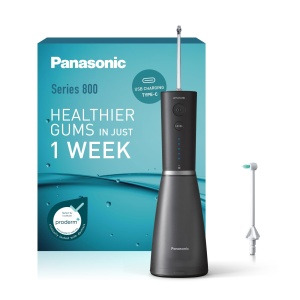 Panasonic Series 800 EW-DJ86-K503 Dus bucal cu ultrasunete 200 ml 5 niveluri presiune USB-C Negru