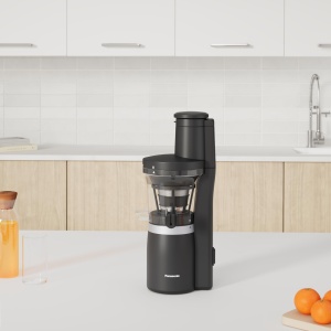 Panasonic Slow Juicer MJ-L700KXE Mat Negru 75 mm Deschidere Larga - Img 2