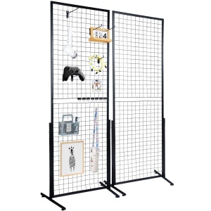 Panou Gitter pentru Prezentare VEVOR YD0024, 2 Buc, Design Compact, Capacitate 27 kg