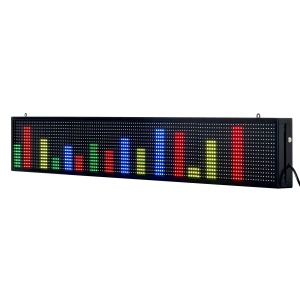 Panou LED Scrolling VEVOR P10, 16x128 Pixeli, Control Bluetooth, IP65 - Img 9