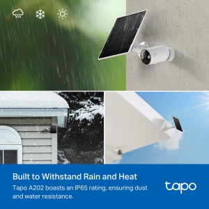 Panou solar Tapo A202, 4,5W, IP65 rezistent la intemperii, cablu de 4m USB-C - Img 9