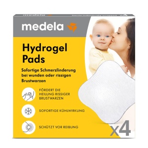 Panseuri hidrogel Medela 4 bucati, steril, pentru dureri si crapaturi la san