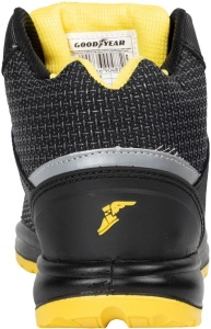 Pantofi de protectie Goodyear Schwarze, S3, impermeabili, marimea 36 - Img 4