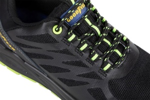 Pantofi de siguranta Goodyear SP1, marimea 41, din material textil negru si verde - Img 2
