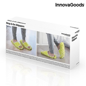 Pantofi Mop InnovaGoods MopGo, Unisex, Culoare Zitronagrun, Marime 35-43 - Img 6
