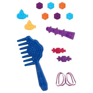 Papusa Anna cu accesorii pentru coafuri, Just Play, 20 cm, multicolor - Img 5