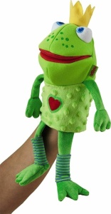 Papusa de mana HABA 300490 Froschkonig pentru teatru si jocuri de rol - Img 2
