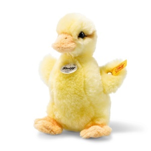 Papusa de Plus Steiff Piepsi Kuken, 14 cm, Culoare GalbenaPortocalie