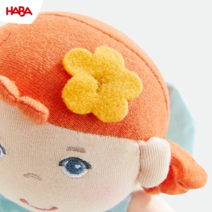 Papusa din material textil HABA EMI, 15 cm, pentru bebelusi si copii, lavabila - Img 6