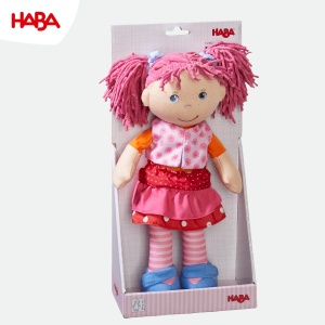 Papusa HABA Lilli-Lou Papusa din material moale, 30 cm, cu imbracaminte si par - Img 8