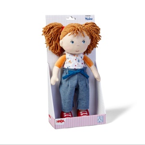 Papusa HABA Malou - 30 cm, material moale, lavabila, pentru copii de la 1,5 ani - Img 6