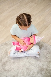 Papusa interactiva Simba Laura Schlummerzeit, 38 cm, cu sunete si miscare respiratorie - Img 7