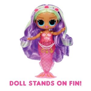 Papusa L.O.L. Surprise Tweens Cleo Cove - 17 cm, cu Flosse Mobilie si Accesorii Colorate - Img 8