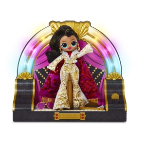 Papusa LOL Surprise OMG Remix - Jukebox BB, 2020, aurie, cu accesorii si muzica