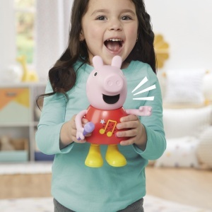 Papusa Peppa Pig care vorbeste si canta, 20 cm, cu 4 melodii, pentru copii de la 3 ani - Img 6