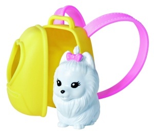 Papusa Simba Steffi Love GoGo Puppy 29cm Rochie Colorata Rucsac si Catel - Img 5