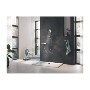 Para de dus GROHE Rainshower SmartActive 26574DC0 3 tipuri de jet sistem anticalcar finisaj supersteel - Img 3