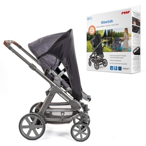 Parasolar Reer ShineSafe pentru Carucioare si Buggys, UV 50, Culoare Gri