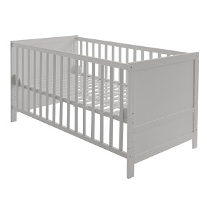 Pat copii roba Kombi 70x140 cm taupe reglabil pe inaltime transformabil in pat junior - Img 2