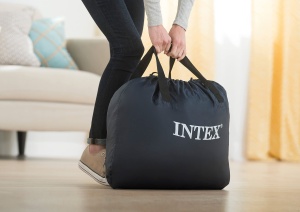Pat gonflabil Intex Twin Ultra Plush cu Fiber-Tech RP, Dimensiuni umflate: 99 cm x 191 cm x 46 cm (64426ND) - Img 7