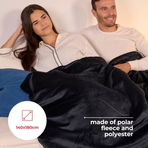 Patura electrica Solac CT8608 Reikiavik 10 trepte de temperatura 140x180 cm Fleece ultra-moale Timer 9 ore - Img 3