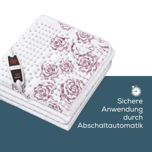 Patura incalzita Beurer UB 75, tampon termic dragalas, 6 niveluri de temperatura si incalzire rapida, top din bumbac moale, 150 x 80 cm, oprire automata, spalabil la masina - Img 4