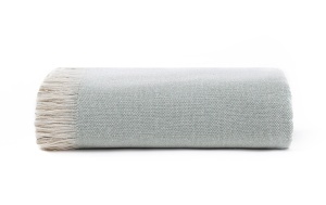 Paturi decorative Todocama, 125 x 180 cm, din bumbac reciclat, verde - Img 2