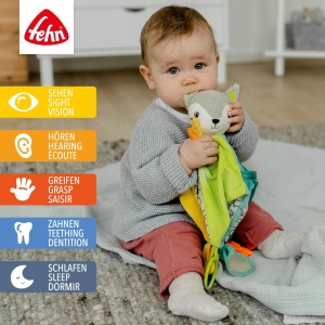 Paturica de activitati Fuchs Deluxe DoBabyDoo - cu bebelus, culori vibrante, 39 cm - Img 2